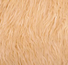 Imitace zvířecí srsti kašmírské kozy smetanová