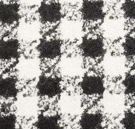 Vlněná kostýmová látka buklé velká kostka