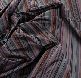 Podšívka žakárová proužky fialové