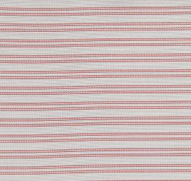 Podšívka žakárová proužky červené/smetanové