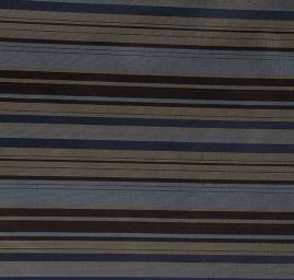 Podšívka žakárová proužky hnědé/modré