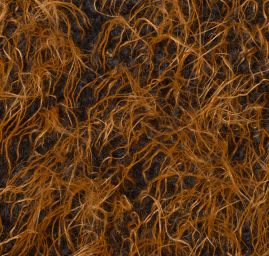 Imitace zvířecí srsti - kašmírské kozy hnědočerná