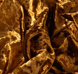 Imitace zvířecí srsti zlatá