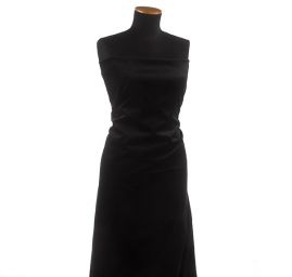 Bavlněný černý samet II. jakost