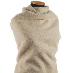 Beránek imitace bílý/riflovina modrá II.jakost