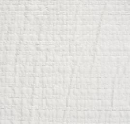 Prošev geometrický vzor bílý - podšívka