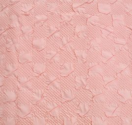 Podšívka lisovaný plastický vzor pudrová růžová