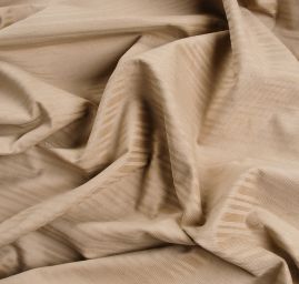 Manšetr pružný bavlna spandex béžový proužek