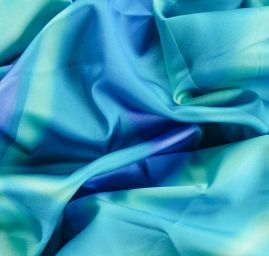 Satén jemný imitace hedvábí abstratkní vzor