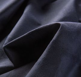 Imitace broušené kůže alcantara tmavě modrá