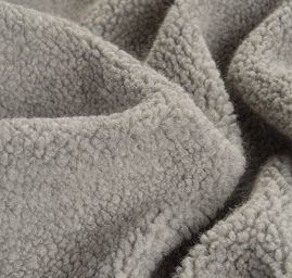 Beránek imitace rouna sv.šedá