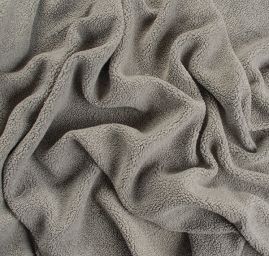 Beránek imitace rouna sv.šedá