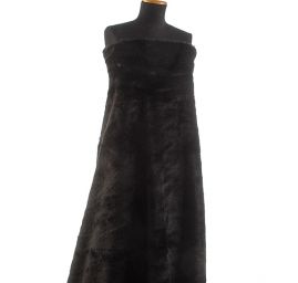 Imitace kožešiny zvířecí srst černá