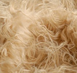 Imitace kožešiny kašmírské kozy béžová