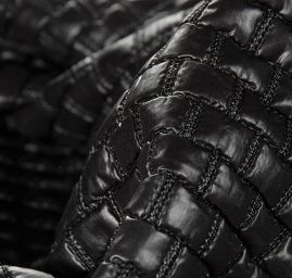 Prošev vzor obdelníky černá