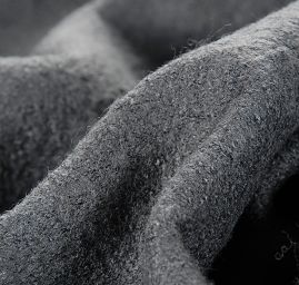 Vlněný teplejší buklé úplet šedý