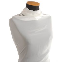 Šifon jednobarevný hladký slonová kost