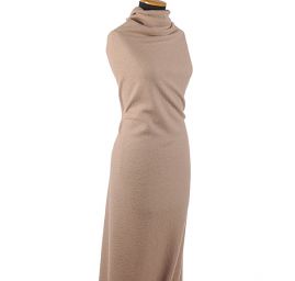 Vlněný teplejší buklé úplet béžový