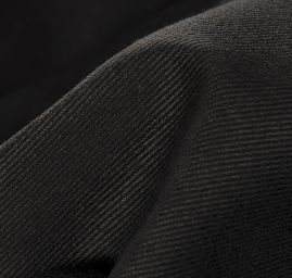 Riflovina keprová vazba černá