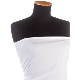 Kostýmová látka hladká bílá