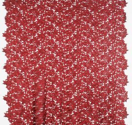 Hrubá krajka vínová