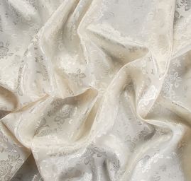 Brokát krojový nepružný smetanový