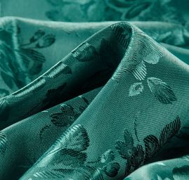 Brokát krojový nepružný lahvově zelený