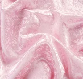 Brokát krojový nepružný drobný vzor růžový