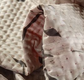 Prošev květinový vzor/vínová II.jakost