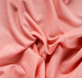 Retro úplet středně silný pastel lososový