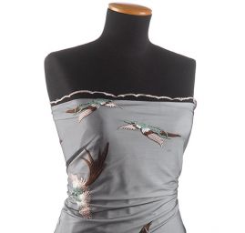 Krajka výšivka na tylu fénix starorůžový