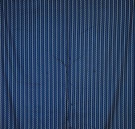 Bavlněná látka modrotisk kytičky modrá/bílá