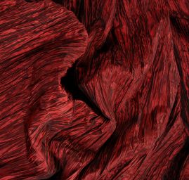 Taft kreš plastický šanžán tmavě vínovočerný