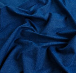 Pružná riflovina melír modrá