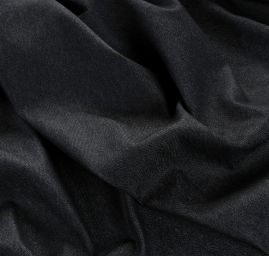 Pružná riflovina melír černá