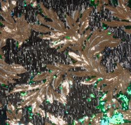 Krajka tylová s flitry