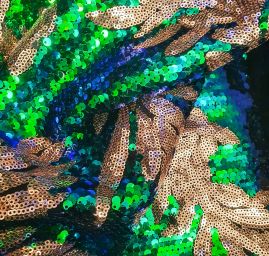 Krajka tylová s flitry