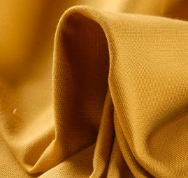 Samet bavlněný nepružný okrový