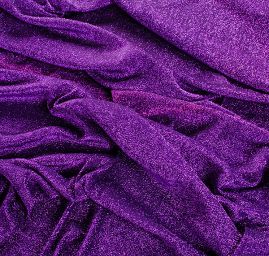 Lamé úplet pletenina fialové barvy