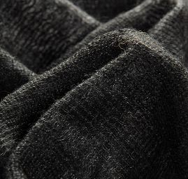 Úplet vlna směs plastický vzor černý