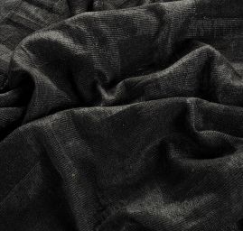 Úplet vlna směs plastický vzor černý