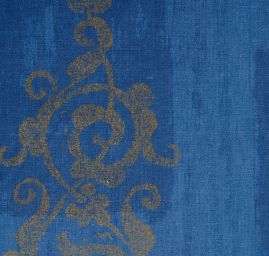 Bavlněná látka vánoční vzor ornament