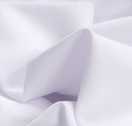 Žoržet šatový silnějsí viskoza směs lomená bílá II.jakost