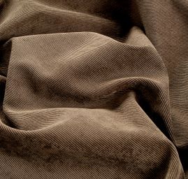 Manšestr pružný khaki zelenošedý