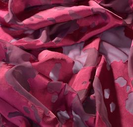 Efektní šifon vínový