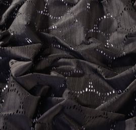 Efektní síť velký puntík černá