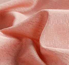 Dekorační závěsová látka pastel světle růžová