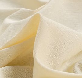 Dekorační závěsová látka pastel světle žlutá