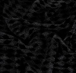 Vypalovaný samet černý kosočtverce