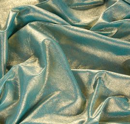 Lamé  úplet tisk zlatý